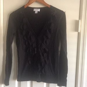 Loft petal front cardigan- never worn
